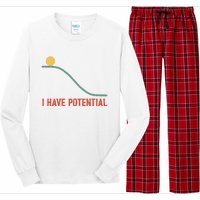 I Have Potential Funny Physics Science Teacher Long Sleeve Pajama Set