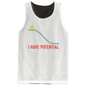 I Have Potential Funny Physics Science Teacher Mesh Reversible Basketball Jersey Tank