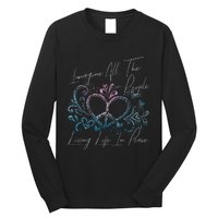 Imagine Hippie People Living Life In Peace And Love Long Sleeve Shirt