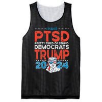 I Have Ptsd Pretty Tired Of Stupid Democrats Trump 2024 Mesh Reversible Basketball Jersey Tank