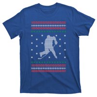 Ice Hockey Player Christmas Cool Sport Ugly Xgiftmas Pajama Gift T-Shirt