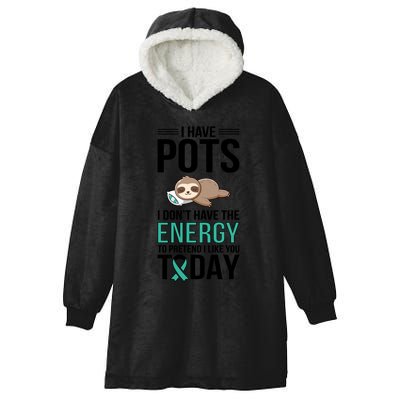 I Have Pots Warrior Pots Awareness Day Pots Fighter Gift Hooded Wearable Blanket
