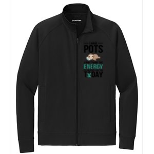 I Have Pots Warrior Pots Awareness Day Pots Fighter Gift Stretch Full-Zip Cadet Jacket