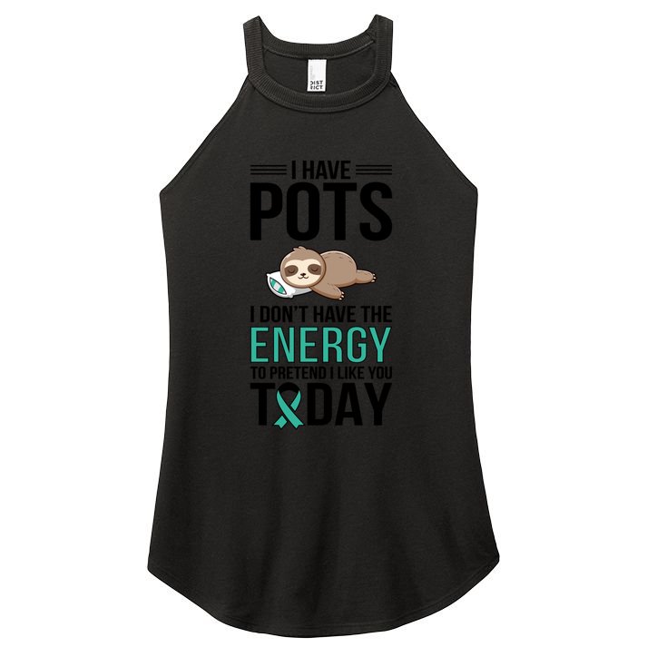 I Have Pots Warrior Pots Awareness Day Pots Fighter Gift Women's Perfect Tri Rocker Tank