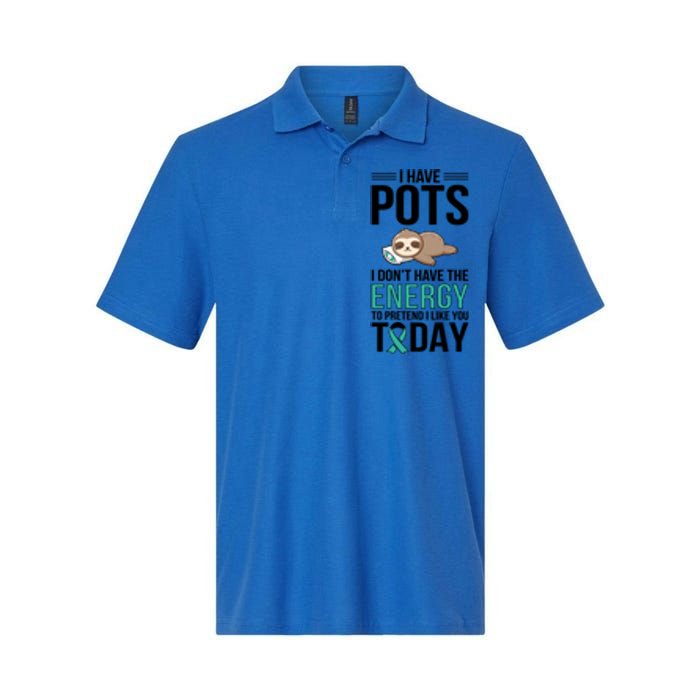 I Have Pots Warrior Pots Awareness Day Pots Fighter Gift Softstyle Adult Sport Polo