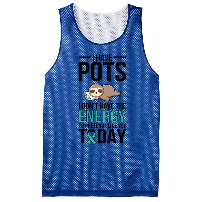 I Have Pots Warrior Pots Awareness Day Pots Fighter Gift Mesh Reversible Basketball Jersey Tank