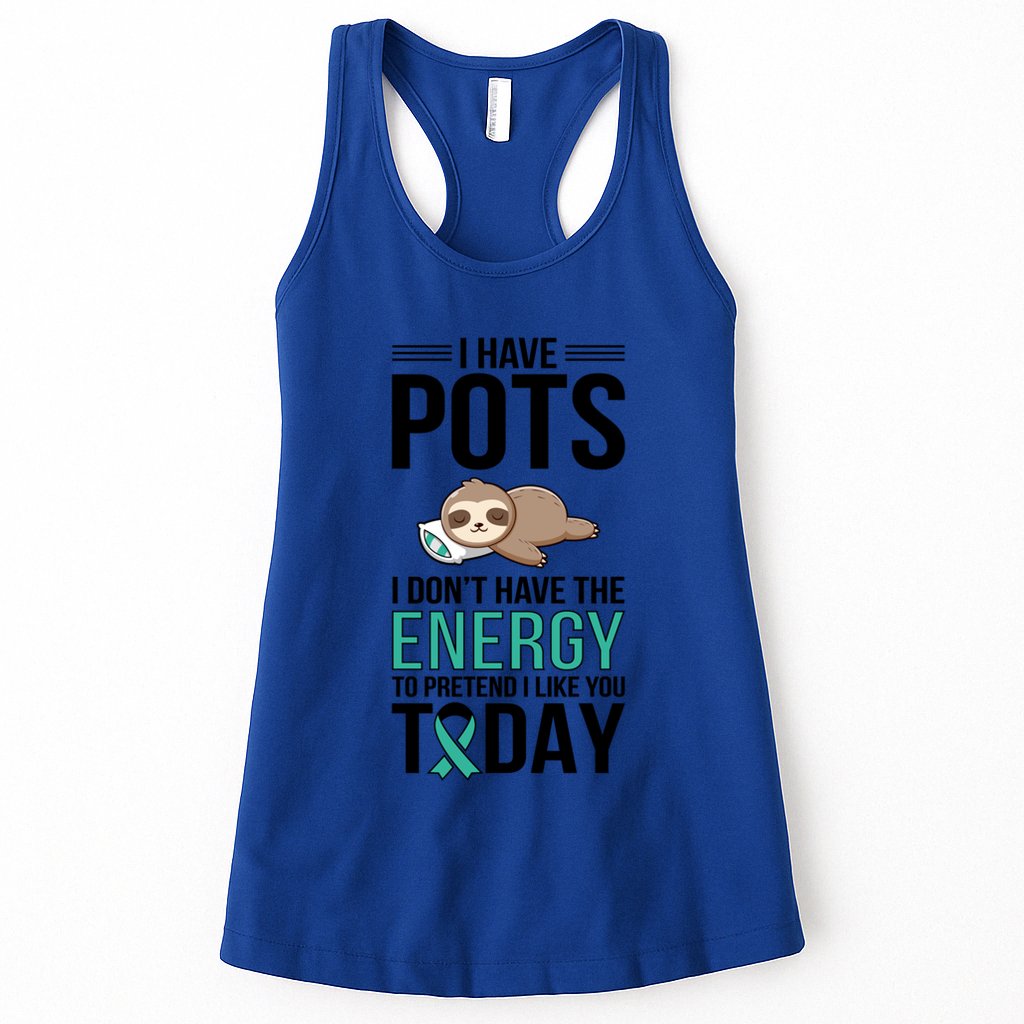 I Have Pots Warrior Pots Awareness Day Pots Fighter Gift Womens Tank Top