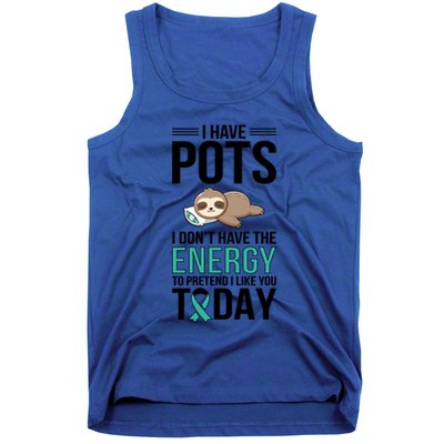 I Have Pots Warrior Pots Awareness Day Pots Fighter Gift Tank Top
