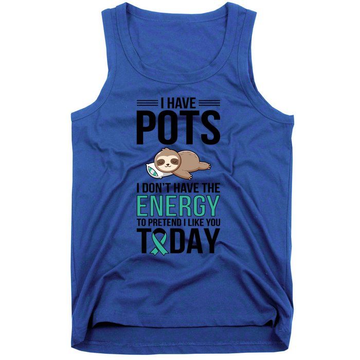 I Have Pots Warrior Pots Awareness Day Pots Fighter Gift Tank Top