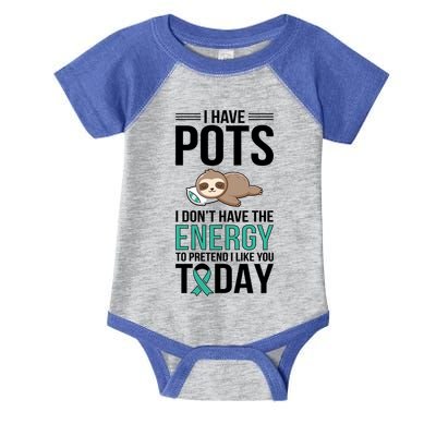 I Have Pots Warrior Pots Awareness Day Pots Fighter Gift Infant Baby Jersey Bodysuit