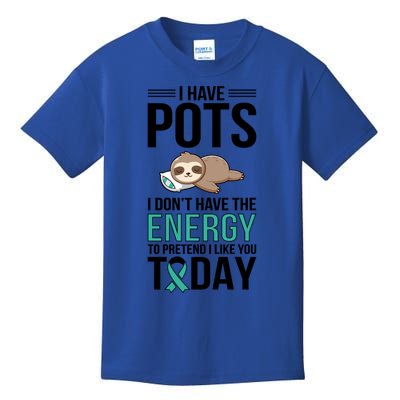 I Have Pots Warrior Pots Awareness Day Pots Fighter Gift Kids T-Shirt