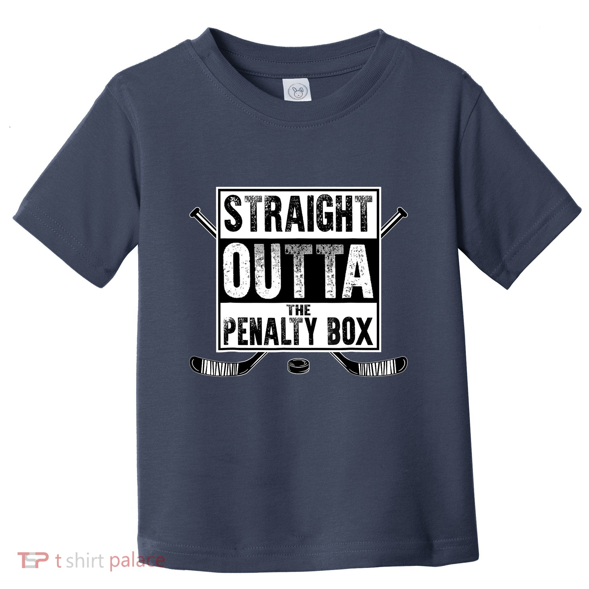 Ice Hockey Player Gift Straight Outta The Penalty Box Toddler T-Shirt
