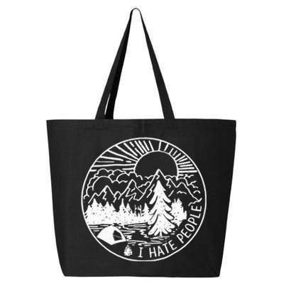 I Hate People I Love Camping 25L Jumbo Tote