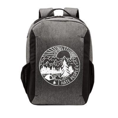 I Hate People I Love Camping Vector Backpack