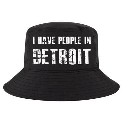I Have People In Detroit City Michigan State Cool Comfort Performance Bucket Hat