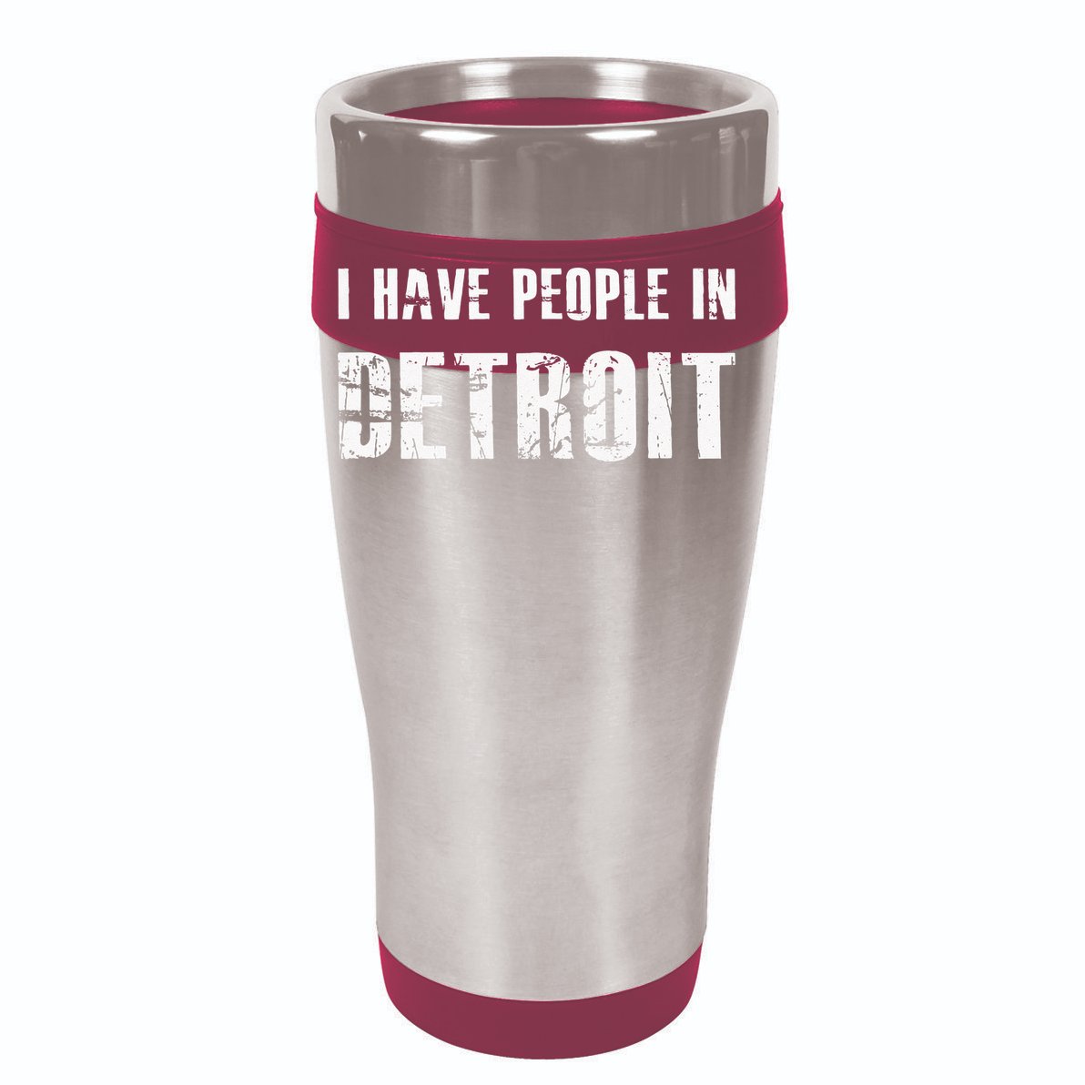 I Have People In Detroit City Michigan State V-Neck T-Shirt
