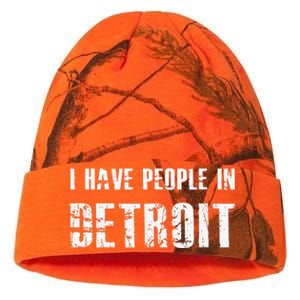 I Have People In Detroit City Michigan State Kati Licensed 12" Camo Beanie