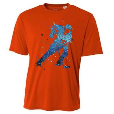 Ice Hockey Player Meaningful Gift Cooling Performance Crew T-Shirt