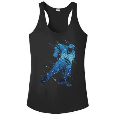 Ice Hockey Player Meaningful Gift Ladies PosiCharge Competitor Racerback Tank