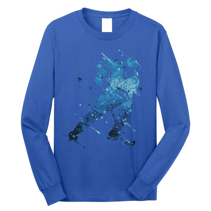 Ice Hockey Player Meaningful Gift Long Sleeve Shirt