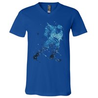 Ice Hockey Player Meaningful Gift V-Neck T-Shirt