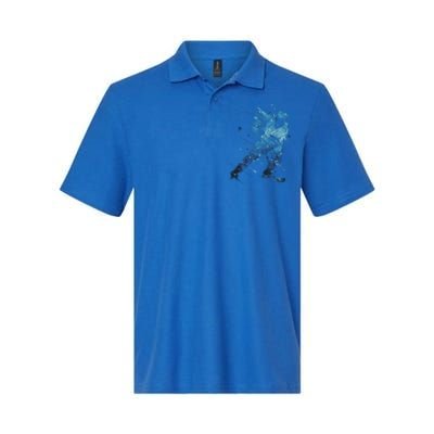 Ice Hockey Player Meaningful Gift Softstyle Adult Sport Polo