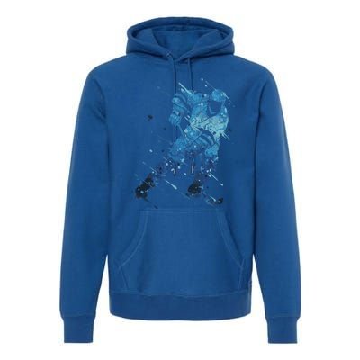 Ice Hockey Player Meaningful Gift Premium Hoodie