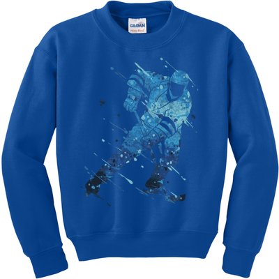 Ice Hockey Player Meaningful Gift Kids Sweatshirt