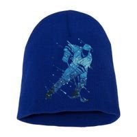 Ice Hockey Player Meaningful Gift Short Acrylic Beanie