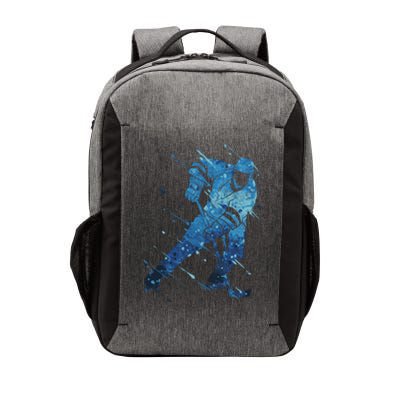 Ice Hockey Player Meaningful Gift Vector Backpack