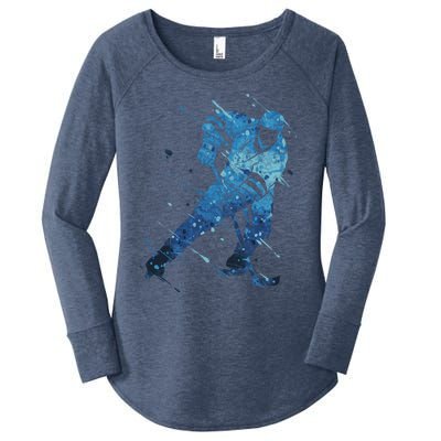 Ice Hockey Player Meaningful Gift Women's Perfect Tri Tunic Long Sleeve Shirt