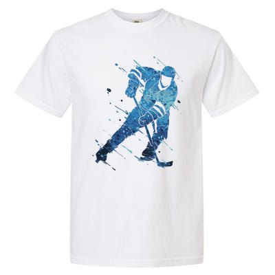 Ice Hockey Player Meaningful Gift Garment-Dyed Heavyweight T-Shirt