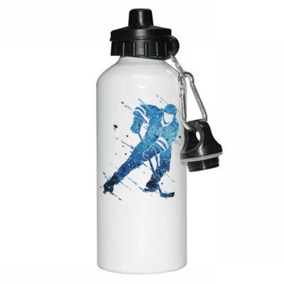 Ice Hockey Player Meaningful Gift Aluminum Water Bottle