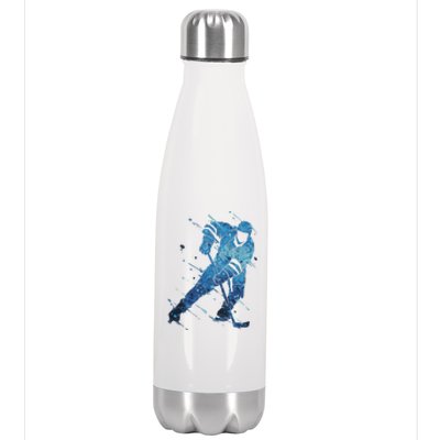 Ice Hockey Player Meaningful Gift Stainless Steel Insulated Water Bottle