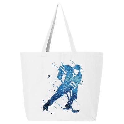 Ice Hockey Player Meaningful Gift 25L Jumbo Tote