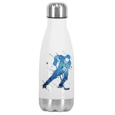 Ice Hockey Player Meaningful Gift Stainless Steel Insulated Water Bottle