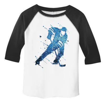 Ice Hockey Player Meaningful Gift Toddler Fine Jersey T-Shirt