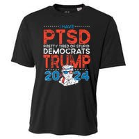 I Have PTSD Pretty Tired Of Stupid Democrats Trump 2024 Cooling Performance Crew T-Shirt