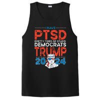 I Have PTSD Pretty Tired Of Stupid Democrats Trump 2024 PosiCharge Competitor Tank