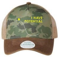 I Have Potential Science And Physics Gag Pun Legacy Tie Dye Trucker Hat