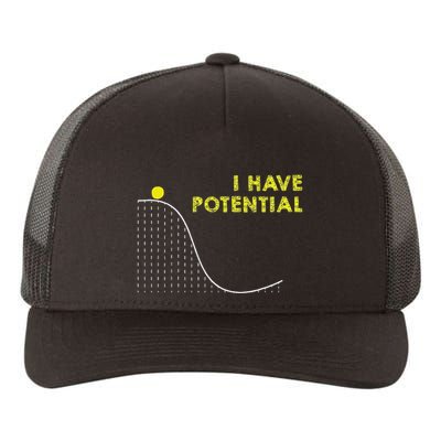 I Have Potential Science And Physics Gag Pun Yupoong Adult 5-Panel Trucker Hat