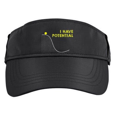 I Have Potential Science And Physics Gag Pun Adult Drive Performance Visor