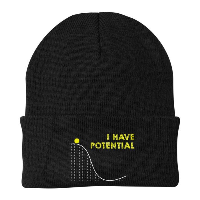 I Have Potential Science And Physics Gag Pun Beanie