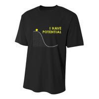I Have Potential Science And Physics Gag Pun Youth Performance Sprint T-Shirt