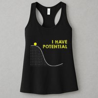 I Have Potential Science And Physics Gag Pun Womens Tank Top