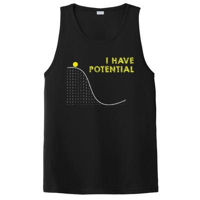 I Have Potential Science And Physics Gag Pun PosiCharge Competitor Tank