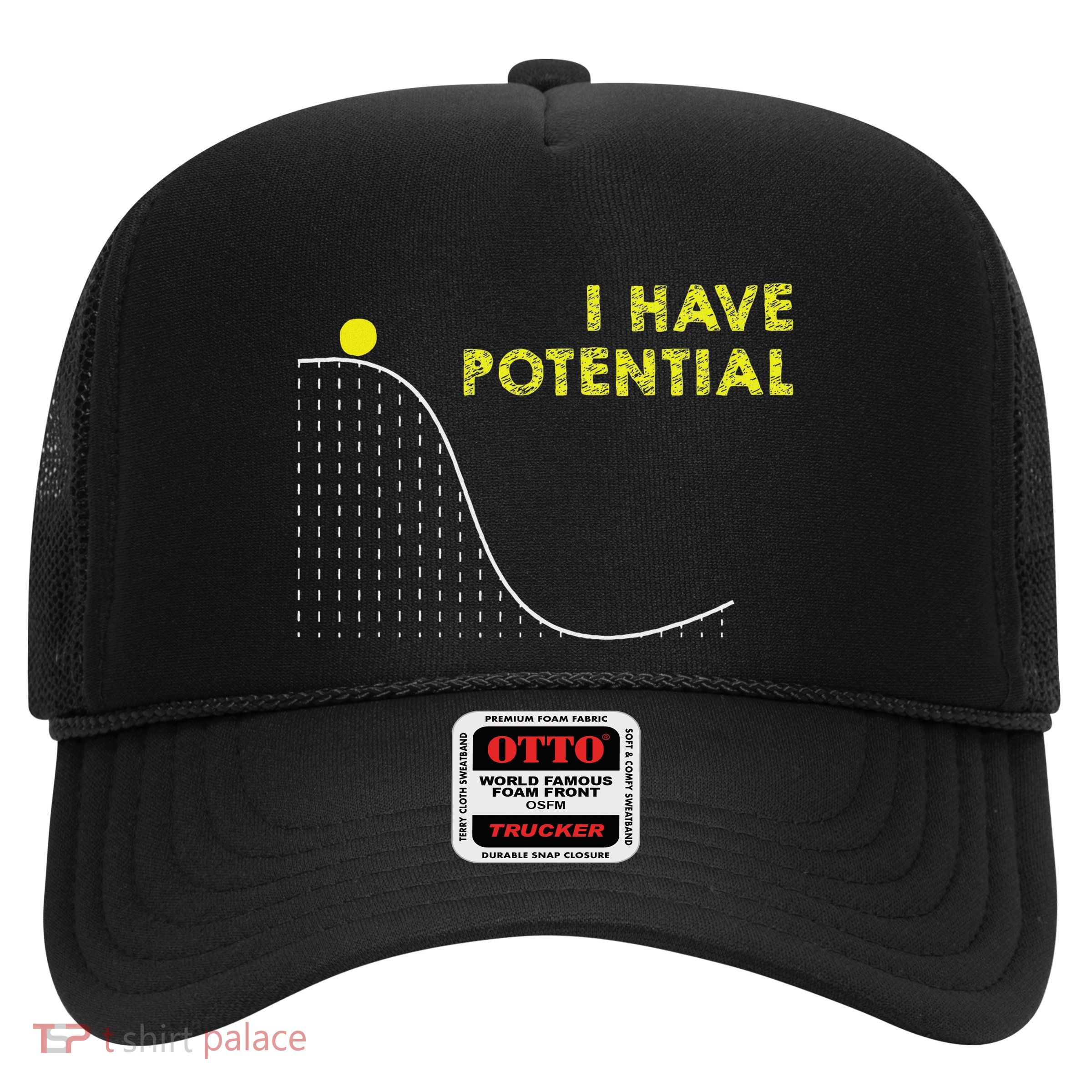 I Have Potential Science And Physics Gag Pun Trucker Hat