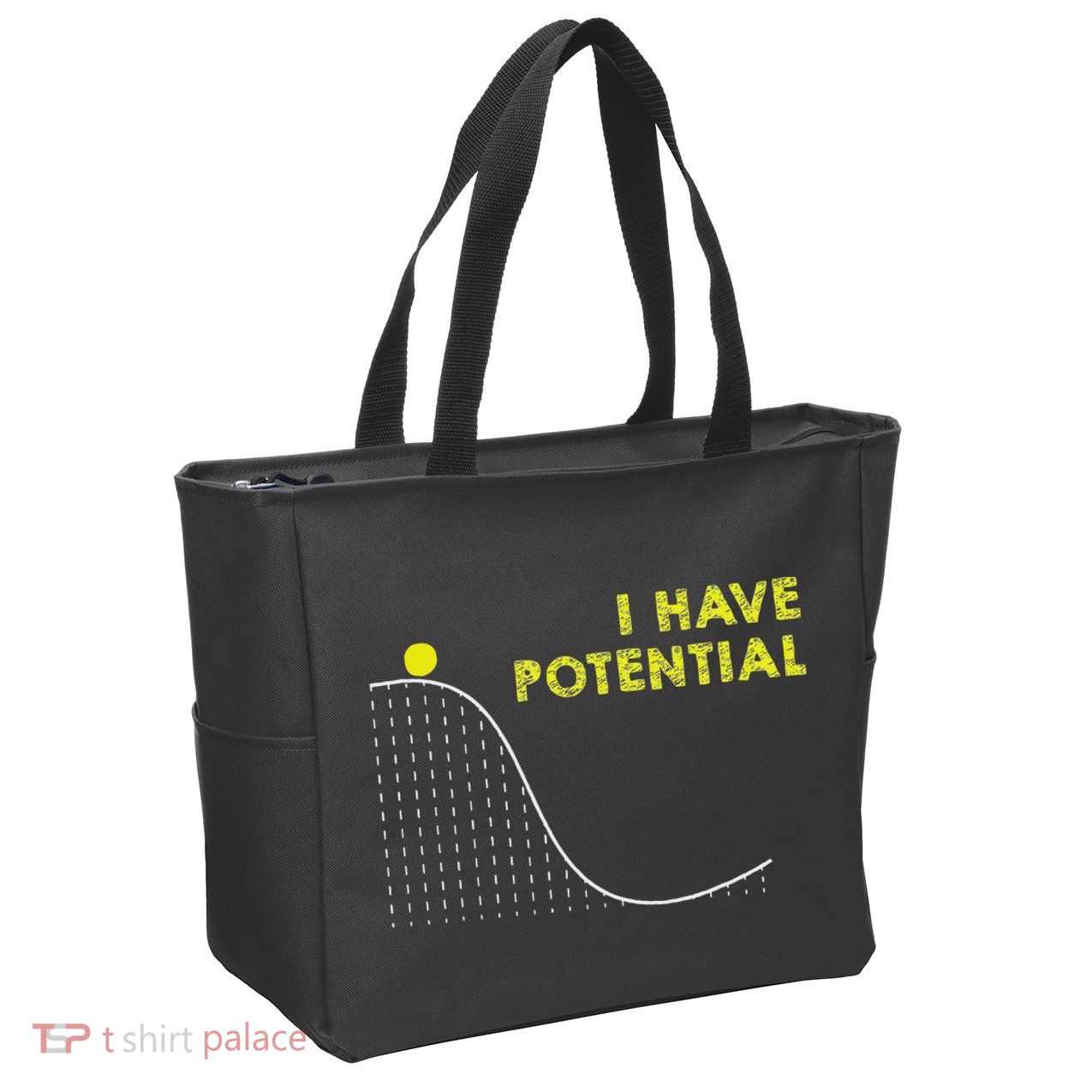 I Have Potential Science And Physics Gag Pun Zip Tote Bag