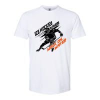 Ice Hockey Players Walk On Water Superpower Gift Softstyle CVC T-Shirt