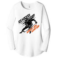 Ice Hockey Players Walk On Water Superpower Gift Women's Perfect Tri Tunic Long Sleeve Shirt